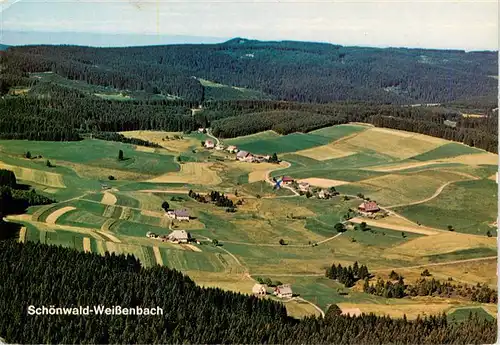 AK / Ansichtskarte  Weissenbach_Schoenwald Fliegeraufnahme