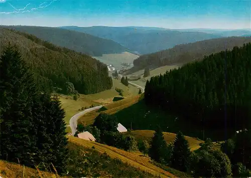 AK / Ansichtskarte  Escheck_Schoenwald_Schwarzwald Schuetzenbachtal Panorama