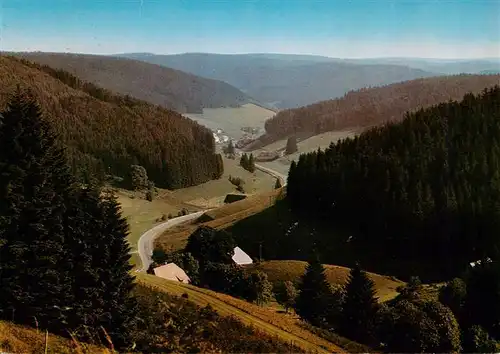 AK / Ansichtskarte  Escheck_Schoenwald_Schwarzwald Blick ins Schuetzenbachtal