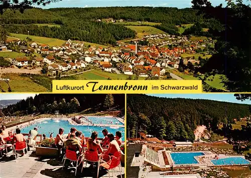 AK / Ansichtskarte 73941854 Tennenbronn Panorama Schwimmbad