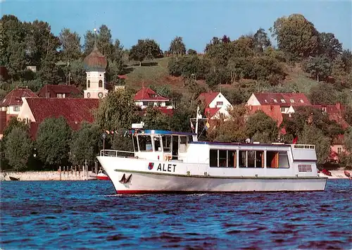 AK / Ansichtskarte  Allensbach_Bodensee Teilansicht Ausflugsdampfer Alet