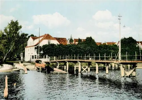 AK / Ansichtskarte  Dingelsdorf_Konstanz_Bodensee Gasthaus zur Seeschau Seebruecke