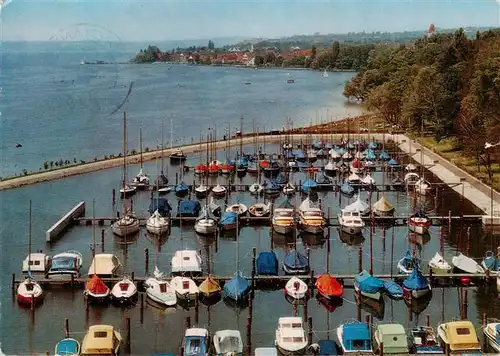 AK / Ansichtskarte  Hagnau_Bodensee Yachthafen Schloss Kirchberg