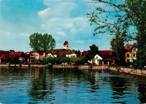 AK / Ansichtskarte 73941904 Immenstaad_Bodensee Blick auf Hotel Schiff und Seestrasse West