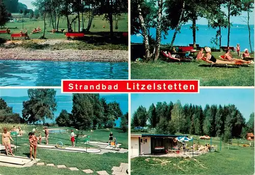 AK / Ansichtskarte  Litzelstetten_Konstanz Strandbad Minigolf Kiosk