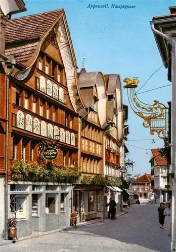 AK / Ansichtskarte  Appenzell_IR Hauptgasse