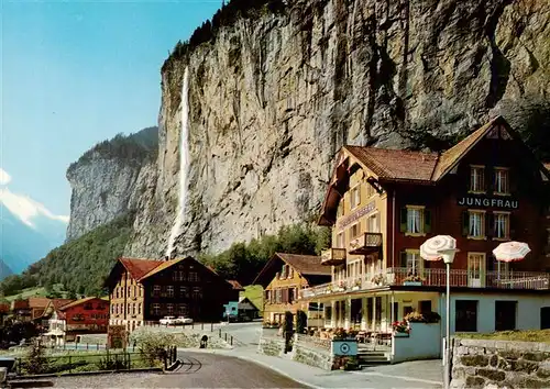 AK / Ansichtskarte  Lauterbrunnen_BE Hotel Restaurant Jungfrau