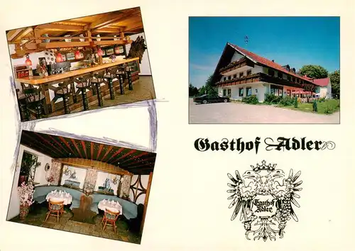 AK / Ansichtskarte 73941991 Buchenberg_Allgaeu Gasthof Adler Bar Gastraum