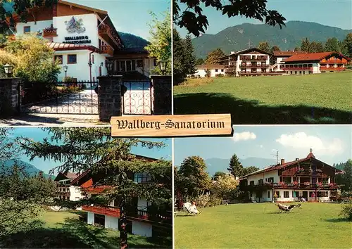 AK / Ansichtskarte  Rottach-Egern_Tegernsee Wallberg Sanatorium Panorama Liegewiese