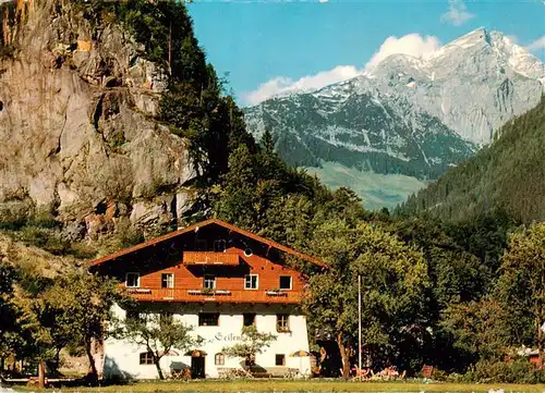 AK / Ansichtskarte  Weissbach_Lofer_AT Gasthaus Seisenbergklamm mit Kammerlinghorn