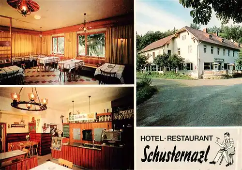 AK / Ansichtskarte  Gruberau_Wienerwald_Niederoesterreich Hotel Restaurant Schusternazl Gastraum Theke