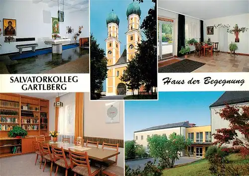 AK / Ansichtskarte  Pfarrkirchen_Inn Salvatorkolleg Gartlberg Haus der Begegnung Kirche