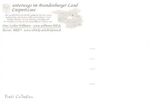 AK / Ansichtskarte  Liepnitzsee_Bernau Fliegeraufnahme