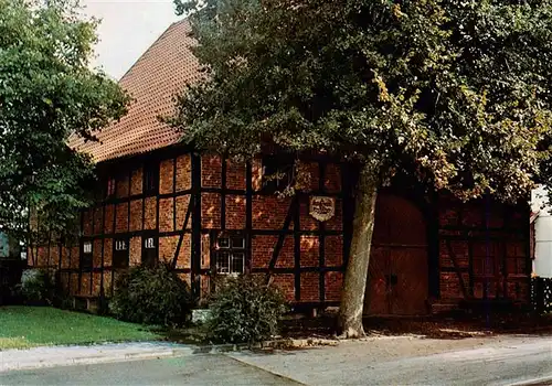 AK / Ansichtskarte  Alhausen_Bad_Driburg_Westfalen Geburtshaus des Dichters Friedrich Wilhelm Weber