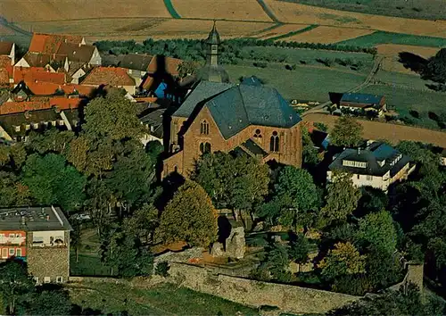 AK / Ansichtskarte  Amoeneburg Kirche Fliegeraufnahme