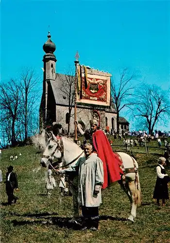 AK / Ansichtskarte  Traunstein__Oberbayern Georgiritt Ostermontag Kirche