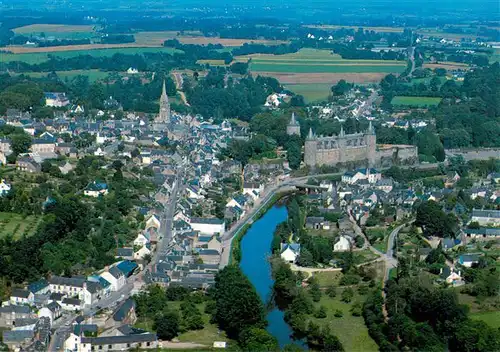 AK / Ansichtskarte  Josselin_56_Morbihan Vue generale aerienne