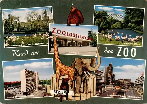 AK / Ansichtskarte 73942060 Zoo_Gardin_Zoologique-- Berlin Bahnhof Hotel Berlin Europa Center