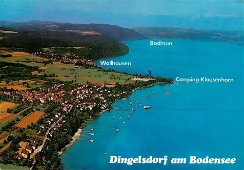 AK / Ansichtskarte 73942111 Dingelsdorf_Konstanz_Bodensee Bodman Wallhausen Camping Klausenhorn