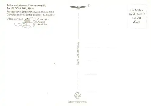 AK / Ansichtskarte  Schlaegl_Oberoesterreich_AT Praemonstratenser Chorherrenstift