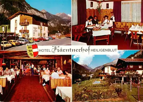 AK / Ansichtskarte  Heiligenblut_Kaernten_AT Hotel Kaerntnerhof Restaurant Garten