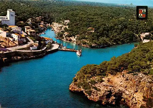 AK / Ansichtskarte  Santany_Santanyi_Mallorca_ES Vista aérea de Cala Figuera