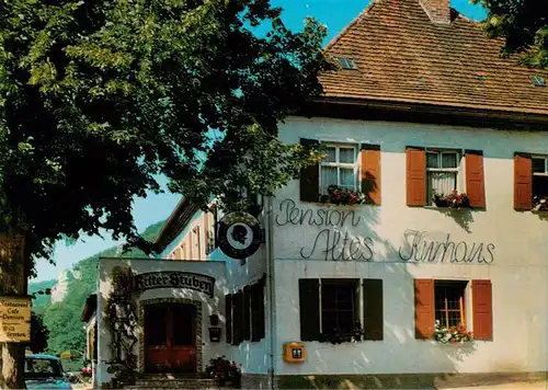 AK / Ansichtskarte  Streitberg_Oberfranken Pension Altes Kurhaus Ritterstuben