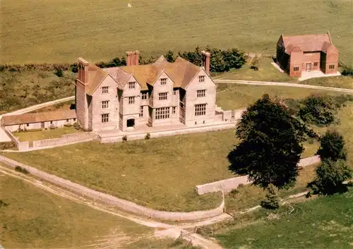 AK / Ansichtskarte 73942284 Wilderhope_Manor_Longville_in_the_Dale_UK Wilderhope Manor Castle aerial view