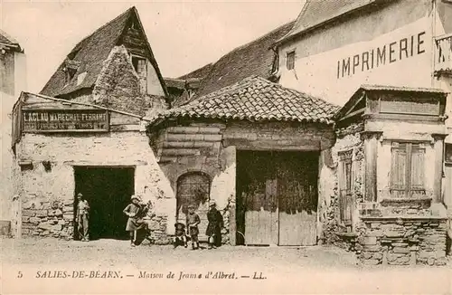 AK / Ansichtskarte  Salies-de-Bearn_64_Pyrenees-Atlantiques Maison de Jeanne d'Albret