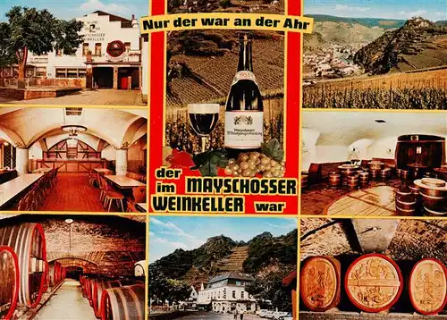 AK / Ansichtskarte 73942319 Mayschoss_Ahr Mayschosser Winzer Verein Weinkeller Panorama