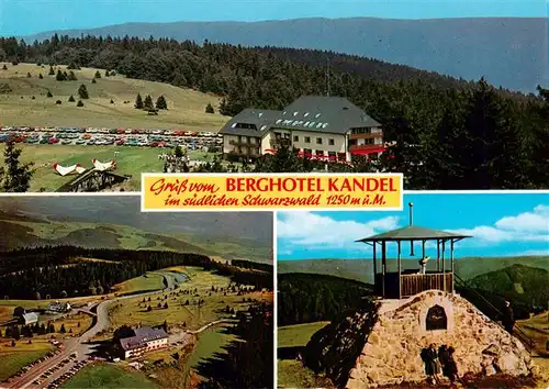 AK / Ansichtskarte  Kandel_Breisgau Berghotel Kandel Fliegeraufnahme Kandelpyramide