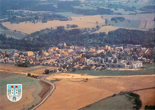 AK / Ansichtskarte 73942336 Kamenice_nad_Lipou_Kamnitz_an_der Linde_CZ Fliegeraufnahme