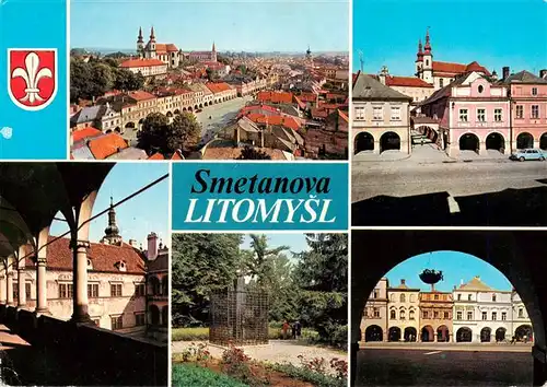 AK / Ansichtskarte 73942371 Litomysl_Leitomischl_CZ Stadtpanorama Motive Stadtzentrum