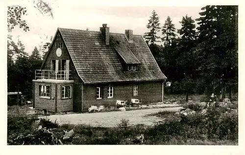 AK / Ansichtskarte  Torfhaus_Altenau_Harz Skihuette WSV Torfhaus