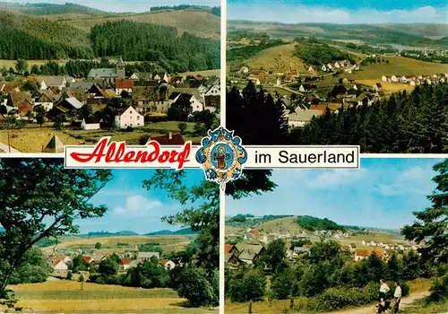 AK / Ansichtskarte  Allendorf_Sauerland_Sundern Orts und Teilansichten Panorama