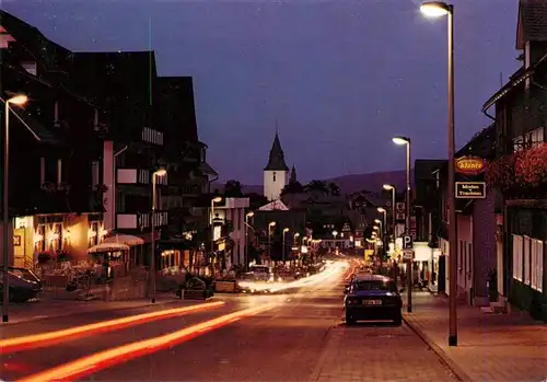 AK / Ansichtskarte  Winterberg__Hochsauerland_NRW Strassenpartie bei Nacht