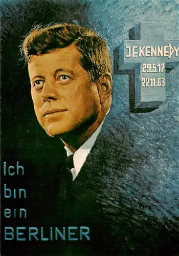 AK / Ansichtskarte  Politik_Politics_Politique JF.Kennedy 