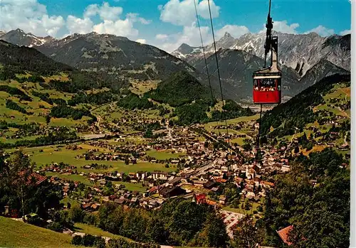 AK / Ansichtskarte  Schruns_Tschagguns mit Hochjochbahn Golmerjoch und Zimba