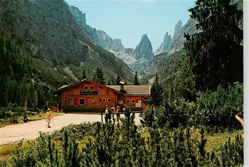 AK / Ansichtskarte  Sexten_Sesto_Suedtirol_IT Talschlusshuette Fischleinboden Rifugio Fondo Valle Fiscalina