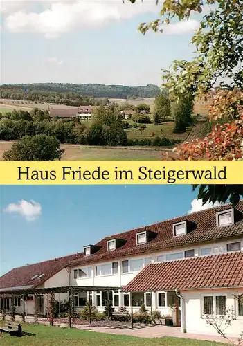 AK / Ansichtskarte 73942644 Scheinfeld_Steigerwald_Bayern Panorama Haus Friede im Steigerwald