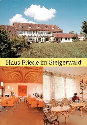 AK / Ansichtskarte  Scheinfeld_Steigerwald_Bayern Haus Friede Gastraeume