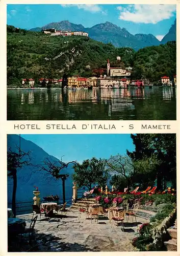 AK / Ansichtskarte 73942647 S_Mamete_San_Mamete_Como_Lago_di_Como_IT Hotel Stella dItalia Freiterrasse