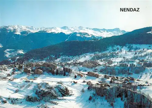AK / Ansichtskarte  Nendaz Vue aerienne sur le Val d'Herens