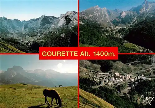 AK / Ansichtskarte  Gourette_64_Pyrenees-Atlantiques Dominee par le Pic du Ger Vue panoramique