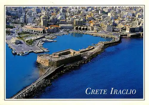 AK / Ansichtskarte  Iraclio_Heraclio_Heraklion_Crete_Greece Fliegeraufnahme