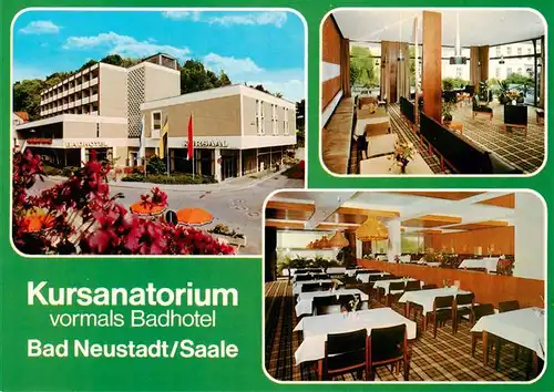 AK / Ansichtskarte 73942705 Bad_Neustadt Kursanatorium Gastraeume