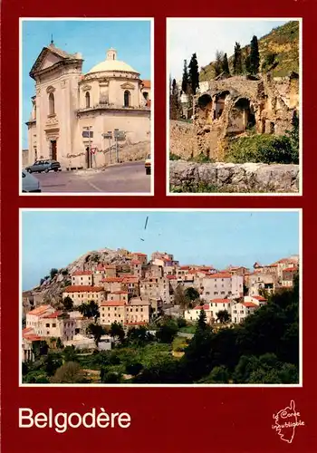 AK / Ansichtskarte  Belgodere_2B_Haute-Corse Eglise Saint Thomas Les ruines de lancien couvent Vue generale