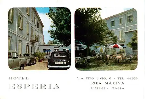 AK / Ansichtskarte 73942751 Rimini_IT Hotel Esperia