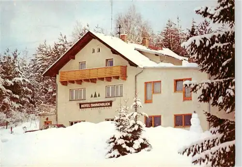 AK / Ansichtskarte  Dreieck_Regen_Zwiesel_Bayern Hotel Tannenblick Pension
