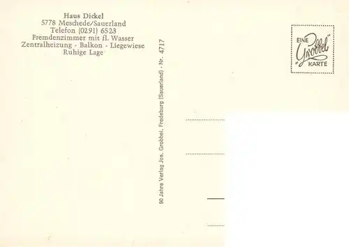 AK / Ansichtskarte  Meschede Haus Dickel Gasthof Zur Hennetalsperre Gastraeume Bar